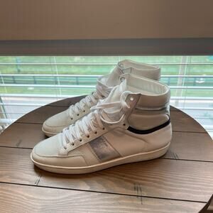 Saint Laurent SL10h White/Metallic Size 41 (Fits Like US9)